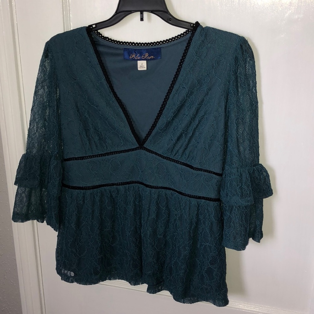 Ruffled, Lace Top
